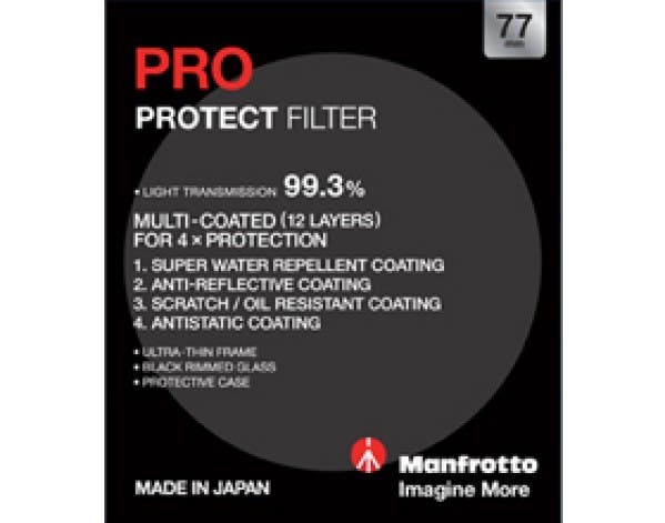 Manfrotto Professional 77mm Protector Filter