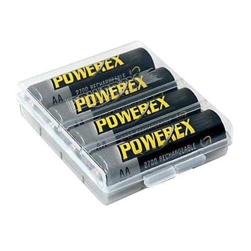 PowerEx Rechargeable AA NiMh 2700mAh Batteries (4 Pack)