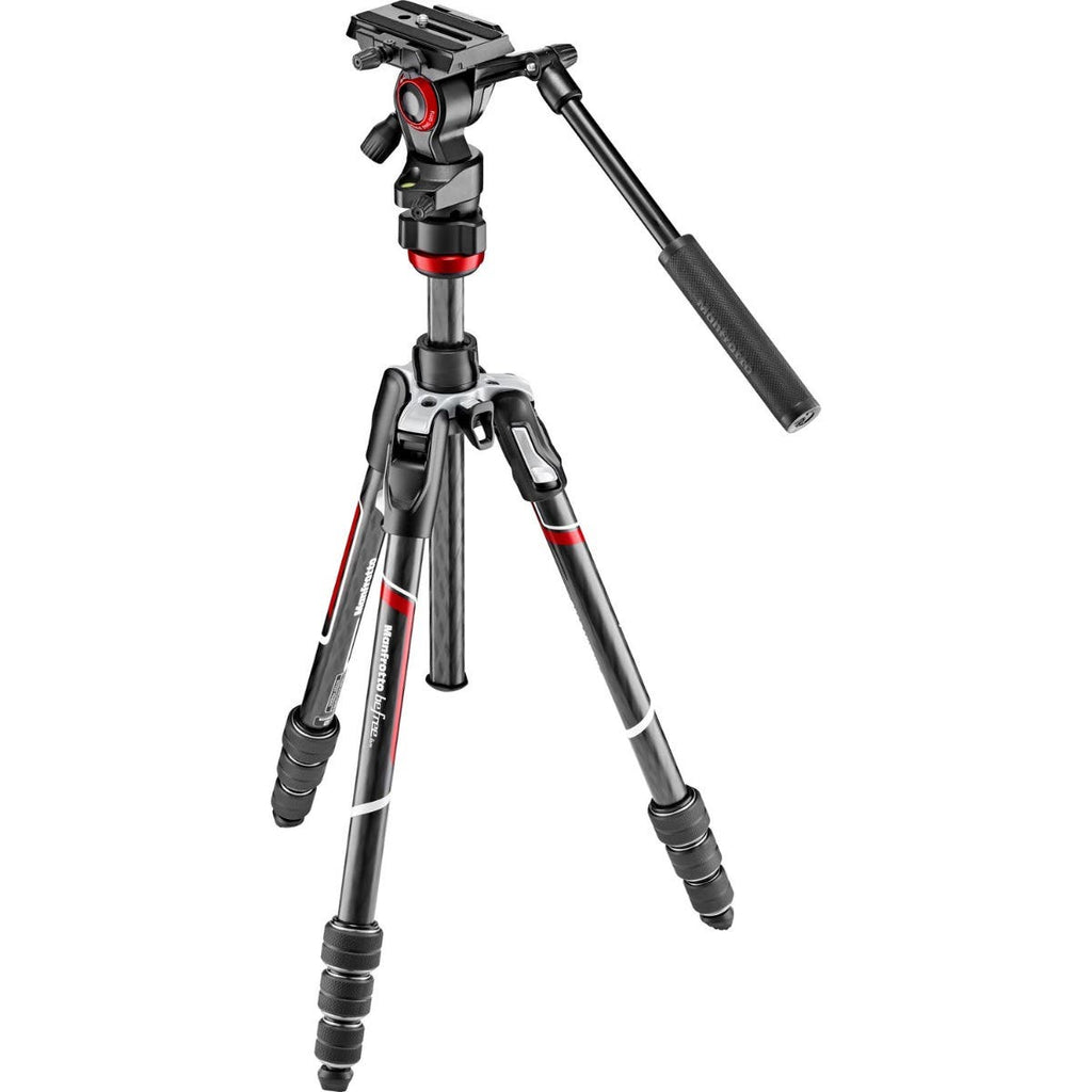 Manfrotto Befree Live Carbon Fibre Video Tripod Kit with Twist Leg Locks (MVKBFRTC-LIVE)