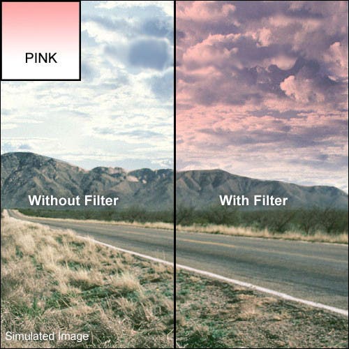 Cokin P128 Graduated P1 Pink Resin Filter