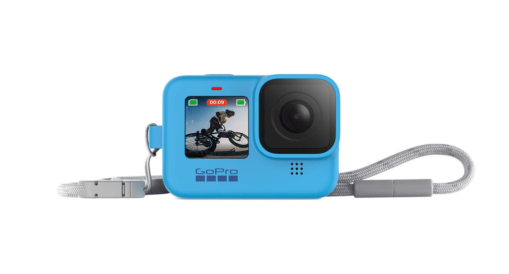 GoPro Sleeve & Lanyard for HERO9 Black (Blue)