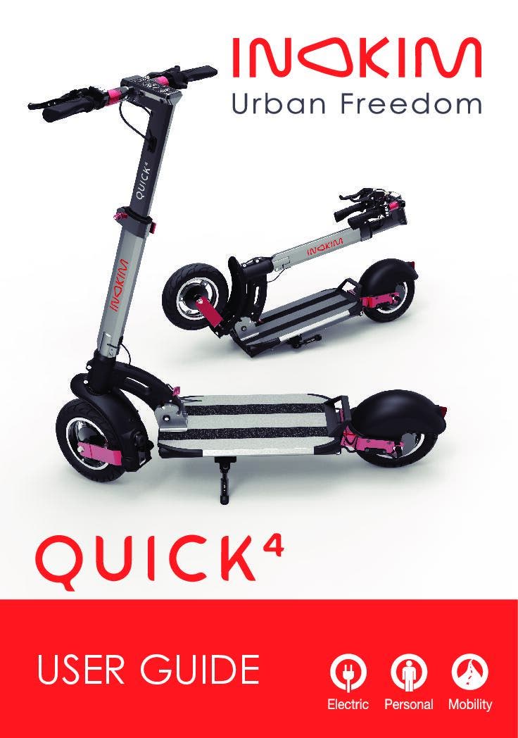 Inokim Quick 4 Electric Scooter Camera Electronic