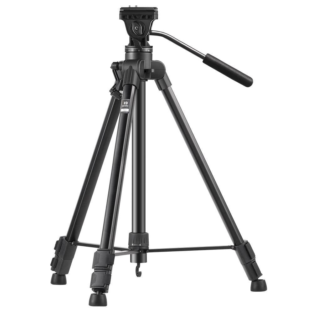 Benro T980 Photo and Video Hybrid Tripod with Fluid Head (11 lb Payload)