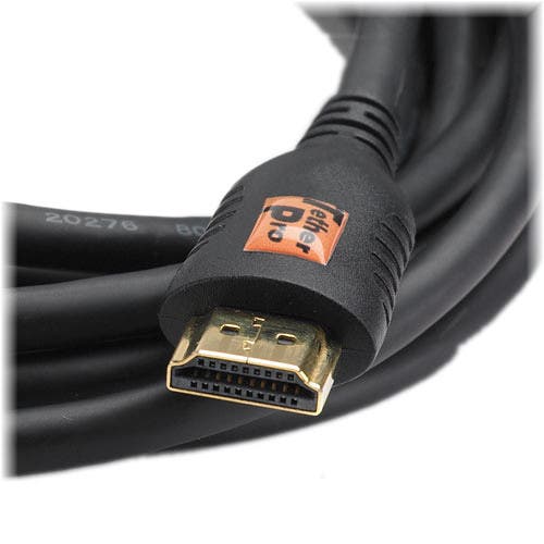 Tether Tools TetherPro Mini HDMI Male (Type C) to HDMI Male (Type A) Cable 6ft (Black)
