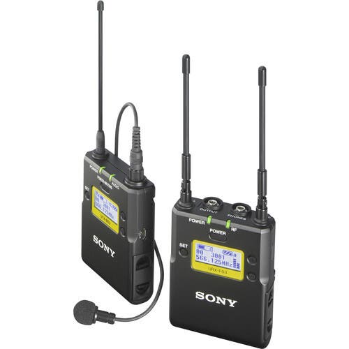 Sony UWP-D11 CE33 Camera-Mount Wireless Omni Lavalier Microphone System (566-630MHz)
