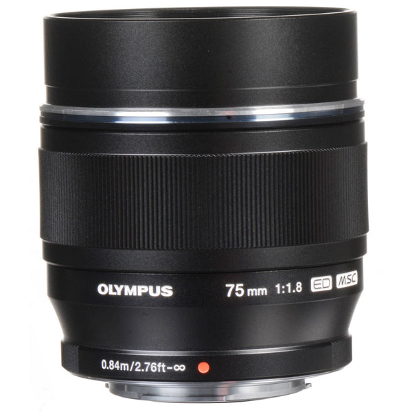 Olympus M.Zuiko ED 75mm f/1.8 Lens (Black)