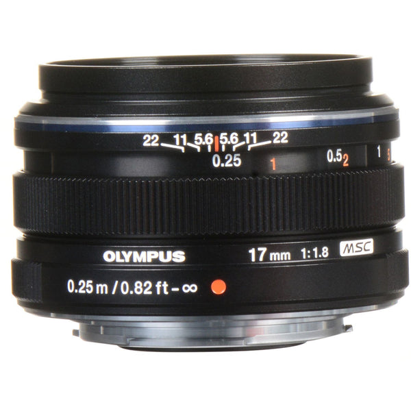 Olympus M.Zuiko 17mm f/1.8 Lens (Black)