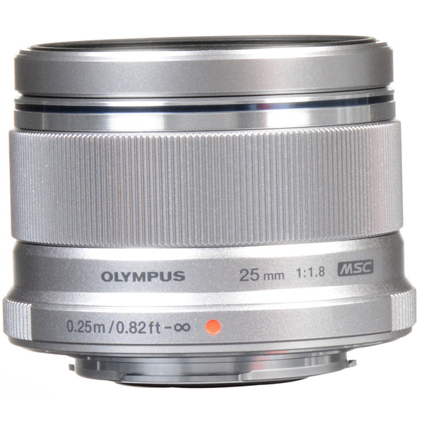 Olympus M.Zuiko 25mm f/1.8 Lens (Silver)