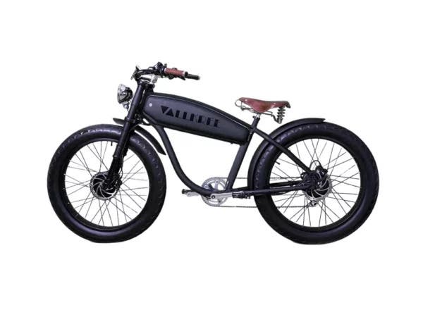 Vallkree The Mechanism EBike 26in, 2x 500 Watt Dual Motor (Matte Black)