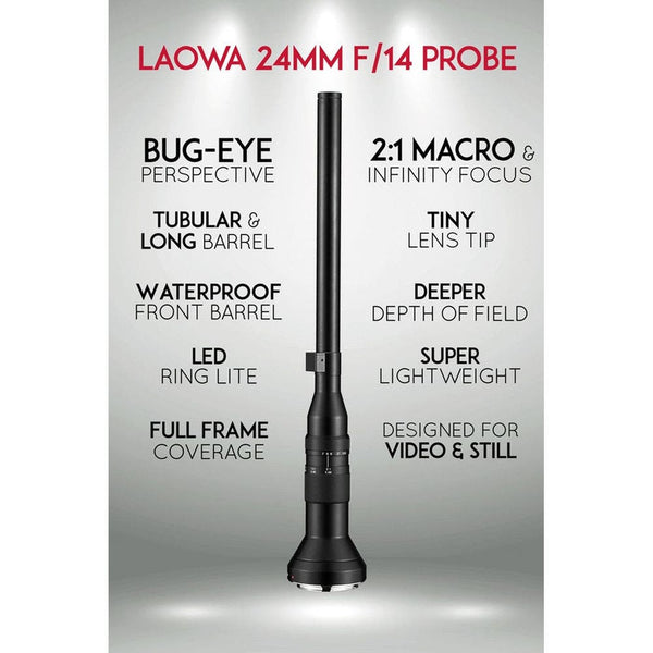 LAOWA 24mm f/14 Probe Lens for Sony E