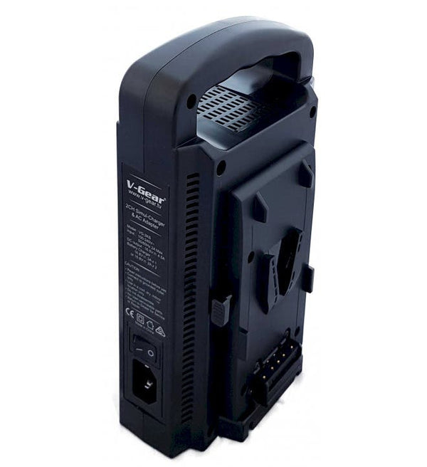 V-Gear VG-2KS Portable Li-ion V-Mount Dual Battery Charger 