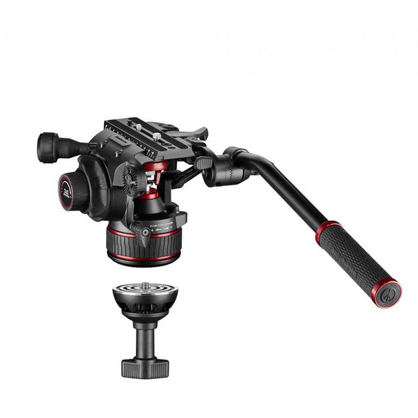 Manfrotto Video Nitro N8 Kit Vid CF Twin MS and 608 0-8kg Counterbalance 75mm Ball