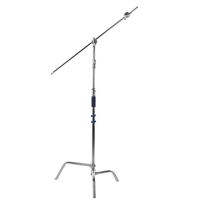 Xlite C-Stand Silver with Arm,Grips & Sliding Leg