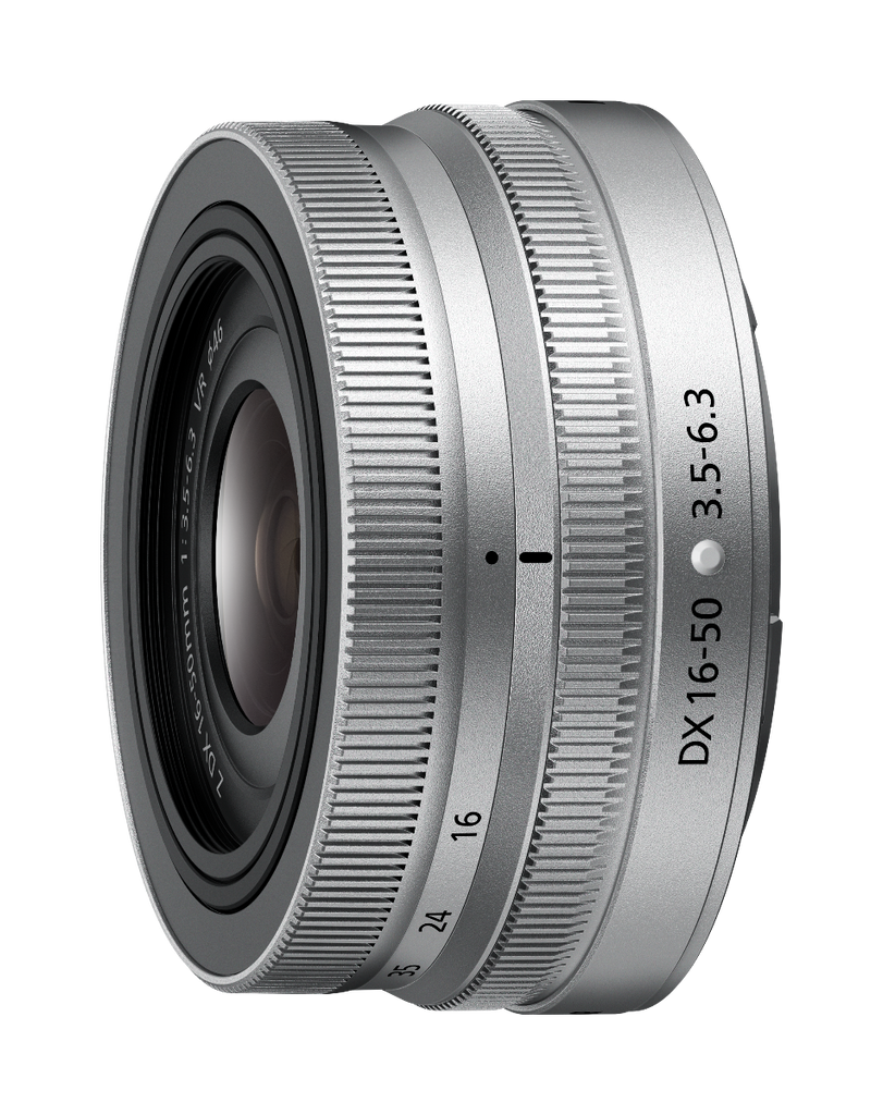 Nikon NIKKOR Z DX 16-50mm f/3.5-6.3 VR Lens (Silver)