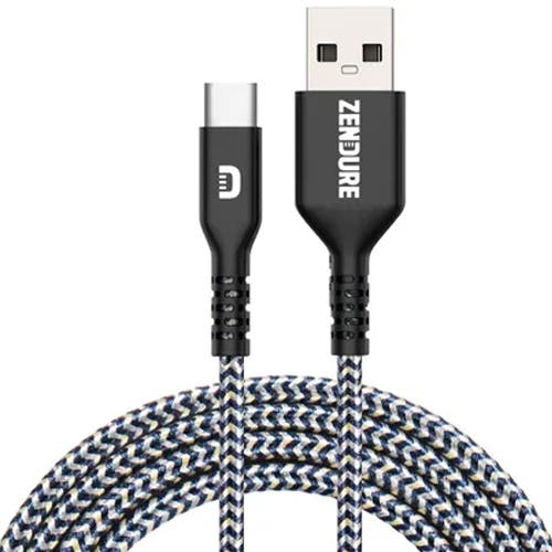 Zendure SuperCord USB-A to USB-C Cable 100cm (Black)