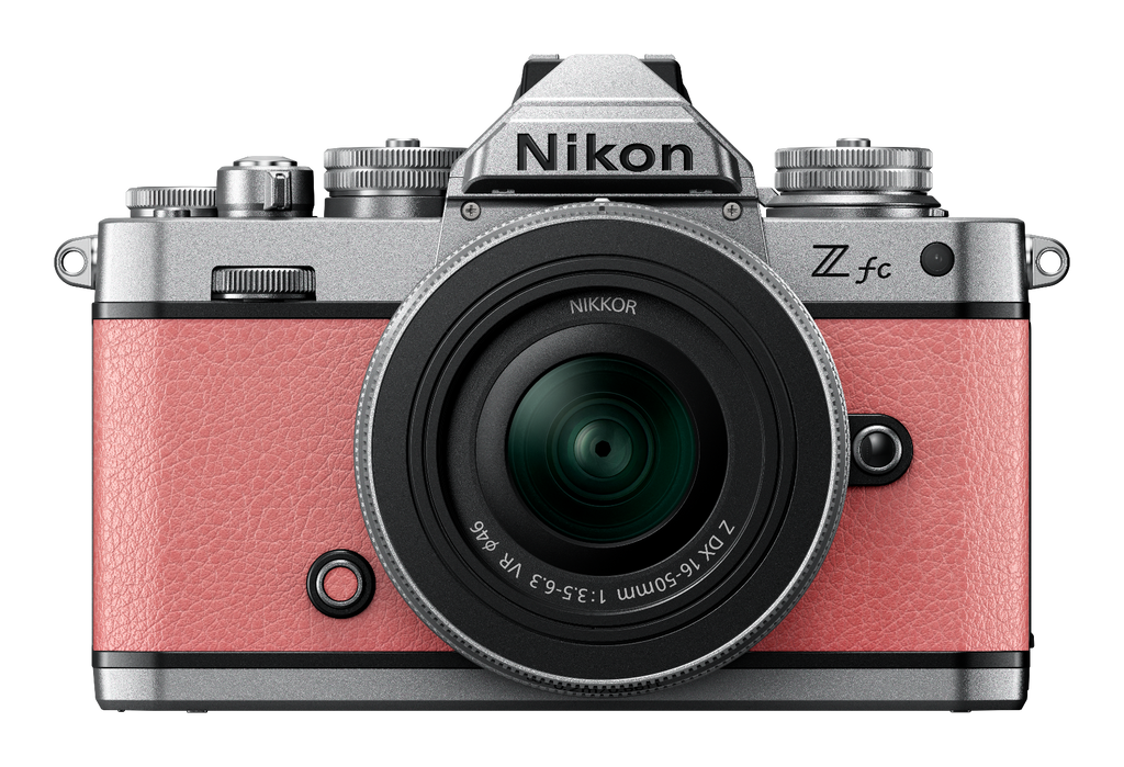 Nikon Z fc Mirrorless Camera with Z DX 16-50mm f/3.5-6.3 VR Lens (Coral Pink)