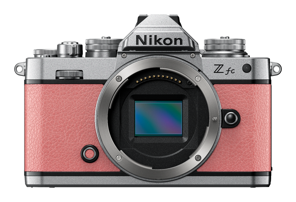 Nikon Z fc Mirrorless Camera with NIKKOR Z 28mm f/2.8 SE Lens (Coral Pink)