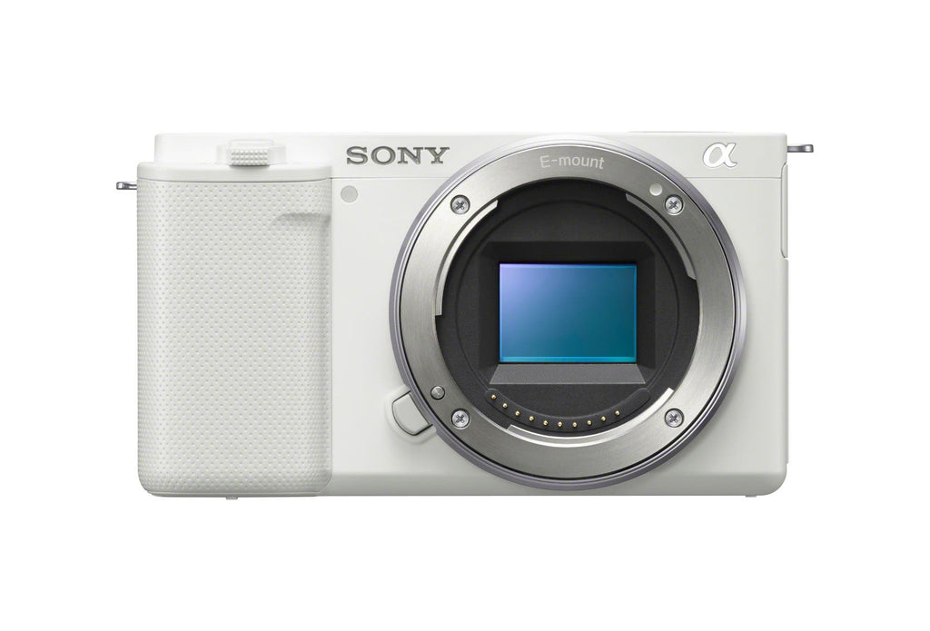 Sony ZV-E10 Mirrorless Camera (Body Only, White)